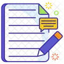 Speech Writing Writing Paper Writing File Icon