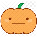 Speechless Doubt Pumpkin Icon