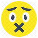 Speechless Emoji Emoticon Emotag Icon