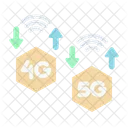 Speed 5 G Signal Icon