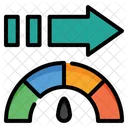 Speed Scale Meter Icon