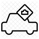 Speed Bump Sign Icon