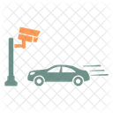 Speed Camera Road Car Icon