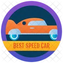 Speed Car Badge Reward Marker Icon