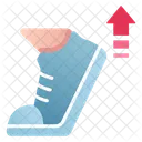 Speed Increase Increase Speed Foot Icon