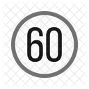 Speed Limit Sign Icon