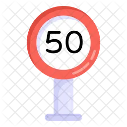 Speed Limit  Icon