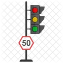 Speed Limit Traffic Icon
