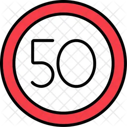 Speed Limit  Icon