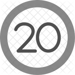 Speed Limit  Icon