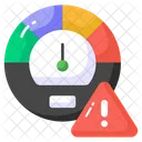 Speed Limit Speedometer Icon