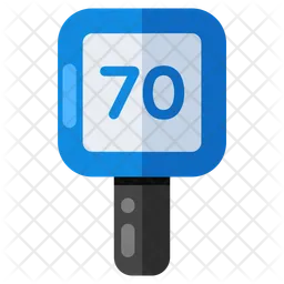 Speed Limit Board  Icon