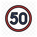 Speed Limit Highway Icon