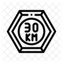 Speed limit  Icon