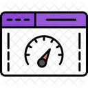 Speed Test Performance Internet Icon