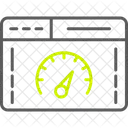 Speed Test Performance Internet Icon