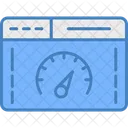 Speed Test Performance Internet Icon