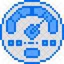 Speedometer Car Pixelart Art Icon