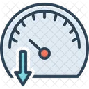 Speedometer Slow Gauge Icon
