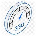 Speed Indicator Speedometer Odometer Icon