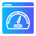 Speedometer Speed Test Browser Icon