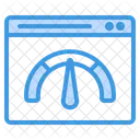Speedometer Bandwitch Measure Icon