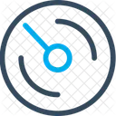 Speedometer Performance Seo Icon