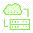 Cloud Mainframe Datenbank Icon