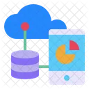 Speicher Datenbank Mobil Symbol