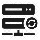 Backup Server Synchronisierung Symbol