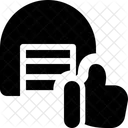 Speicher Daumen Hoch Symbol
