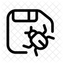 Speicher Malware Sicherheit Symbol