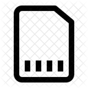 Speicherchips Karte SD Karte Symbol