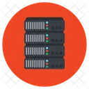 Speicherserver Server Rack Elektronischer Datenserver Symbol