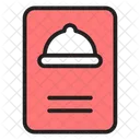 Menu Essen Restaurant Symbol