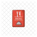 Speisekarte Hotelkarte Menu Symbol