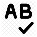 Spell Check Spell Text Icon
