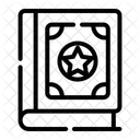 Spellbook Witchcraft Halloween Icon