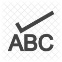 Spelling Abc Icon