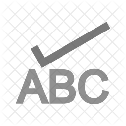 Spelling check Icon