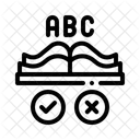 Spelling Correction Text Icon