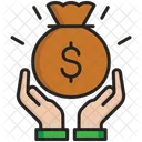 Spendenaktion Geld Hand Symbol