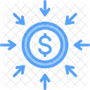 Spendensammlung  Symbol