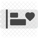 Spendenscheck  Symbol