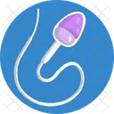 Human Anatomy Sperm Reproduction Icon
