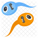 Microorganism Sperm Cells Scary Bacteria Icon