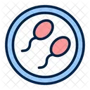 Sperms Reproduction Fertilization Icon