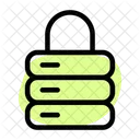 Server Sperren Datenspeicher Server Symbol