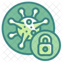 Sperrung Sperre Virus Symbol