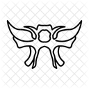 Sphenoid Bone Scary Skeleton Icon